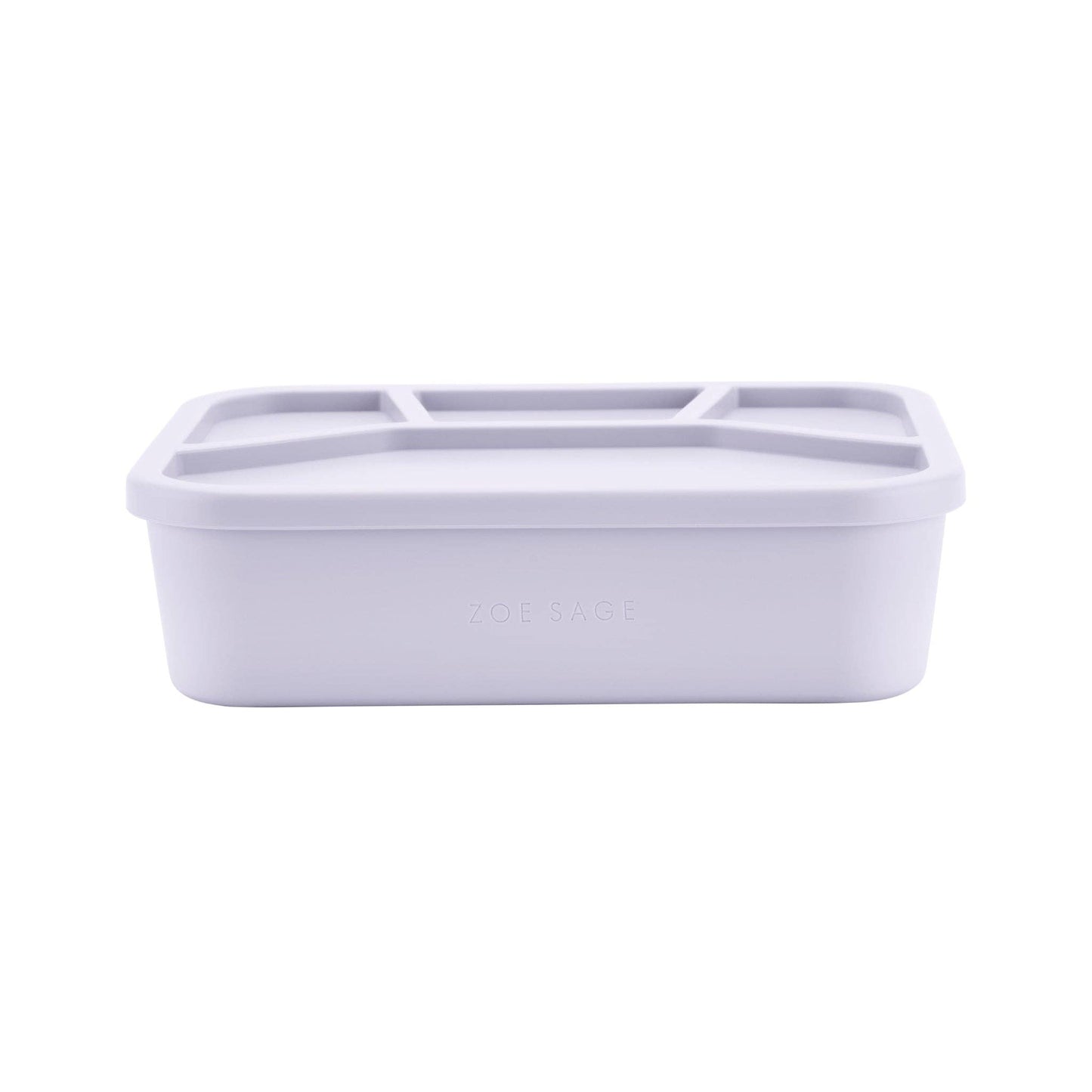 Silicone Bento Lunch Box- 4 Compartment | Periwinkle