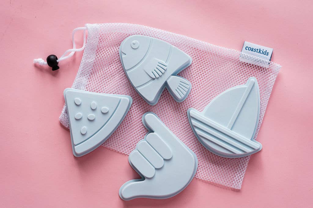 Shelly Beach Sand Moulds: Pink