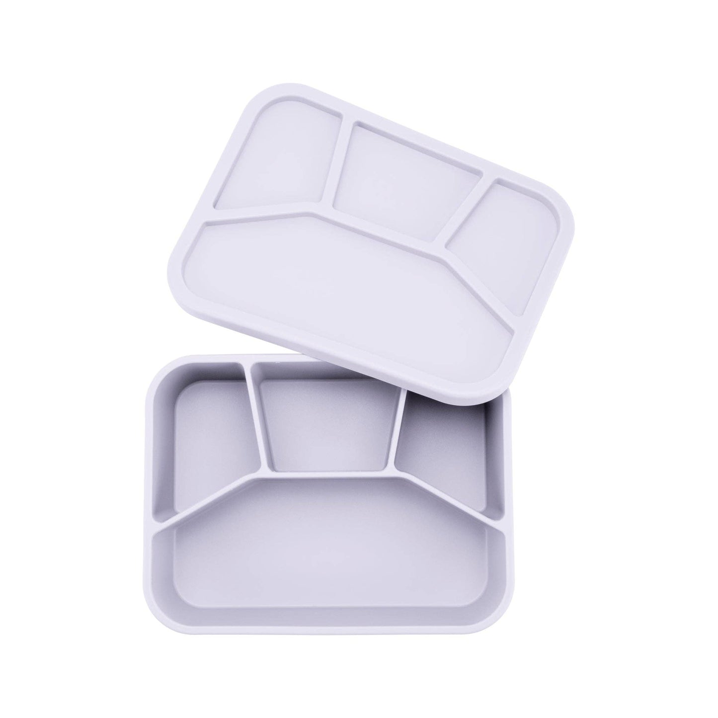 Silicone Bento Lunch Box- 4 Compartment | Periwinkle
