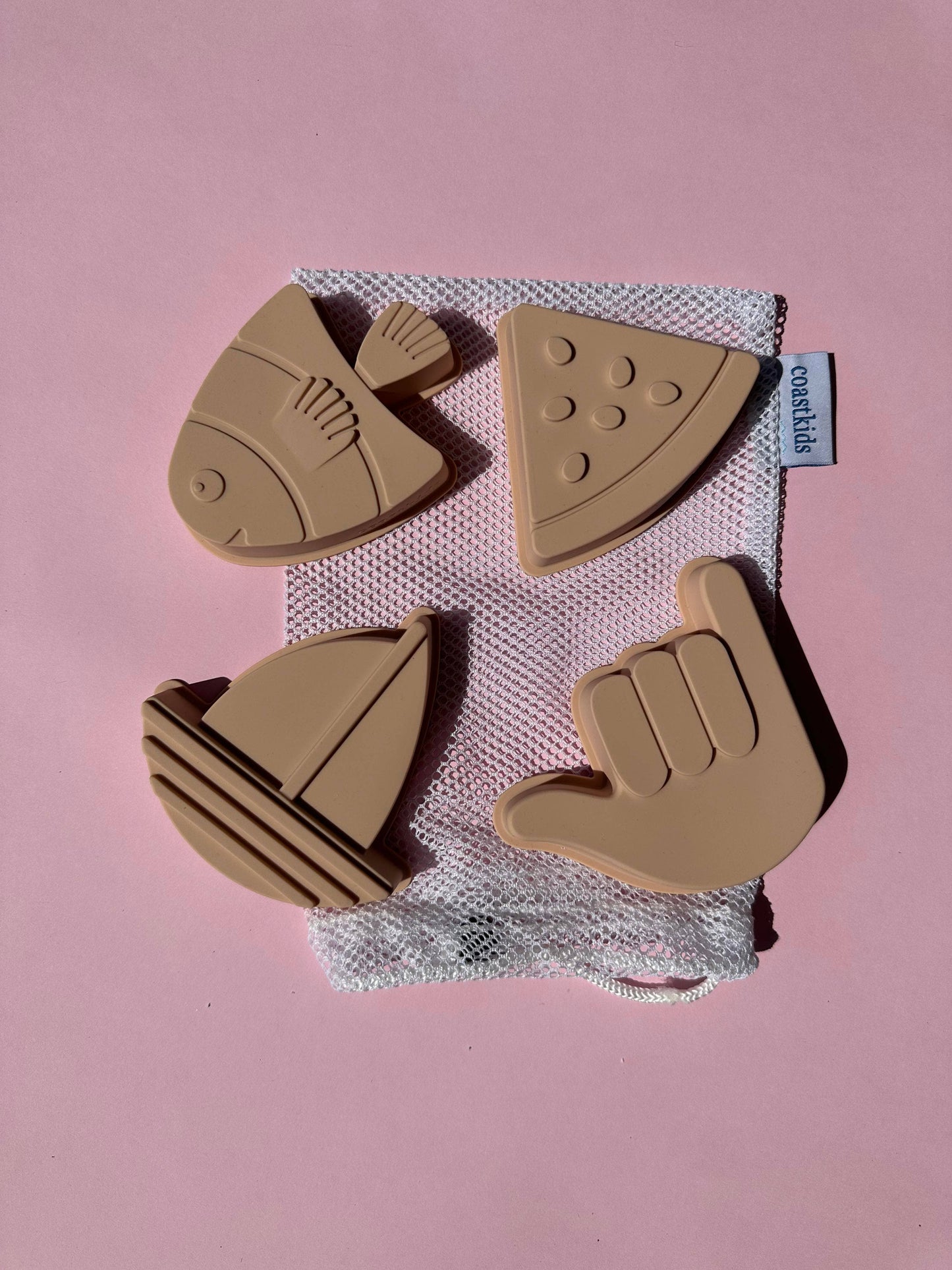 Shelly Beach Sand Moulds: Pink