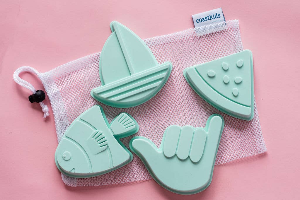 Shelly Beach Sand Moulds: Pink