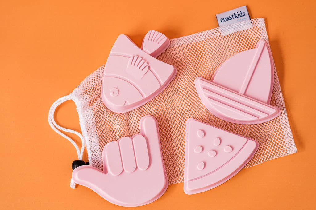 Shelly Beach Sand Moulds: Pink