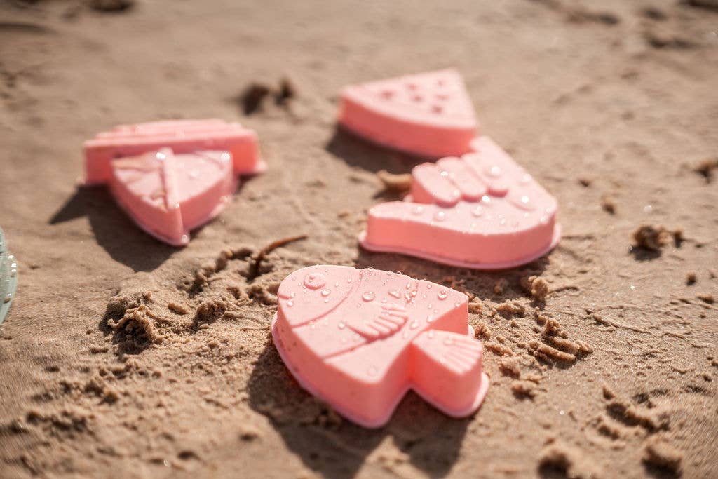 Shelly Beach Sand Moulds: Pink