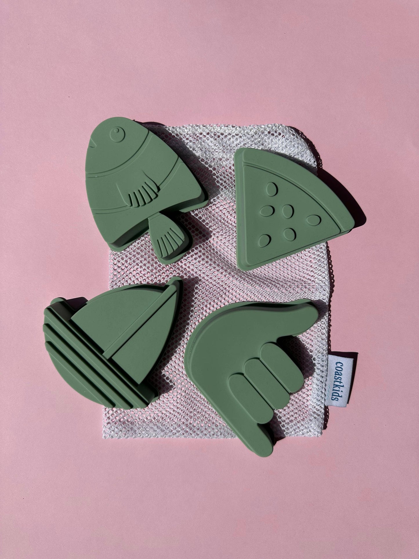 Shelly Beach Sand Moulds: Pink