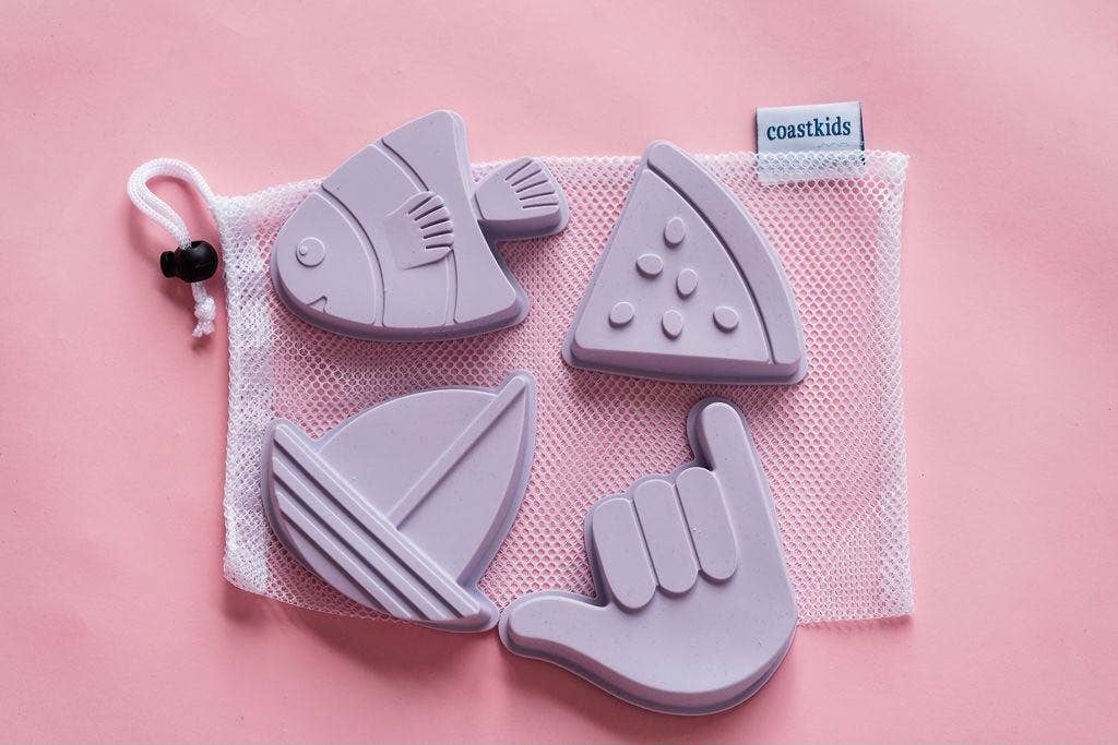 Shelly Beach Sand Moulds: Pink