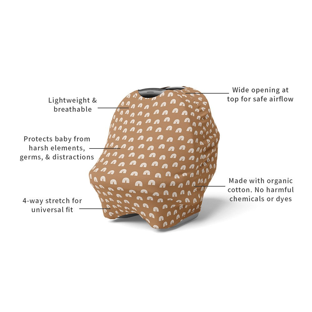 Mod & Tod 5 in 1 Multi-Use Cover Earth Rainbow