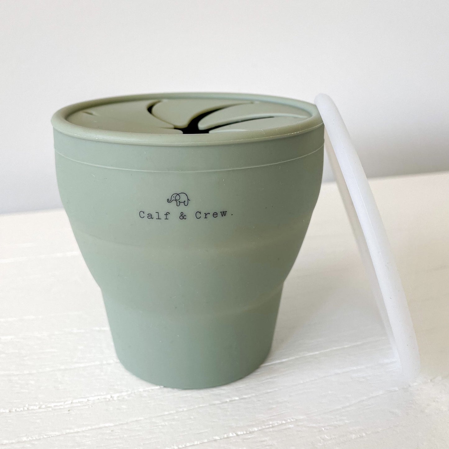 Calf & Crew Collapsible Snack Cup - Sage