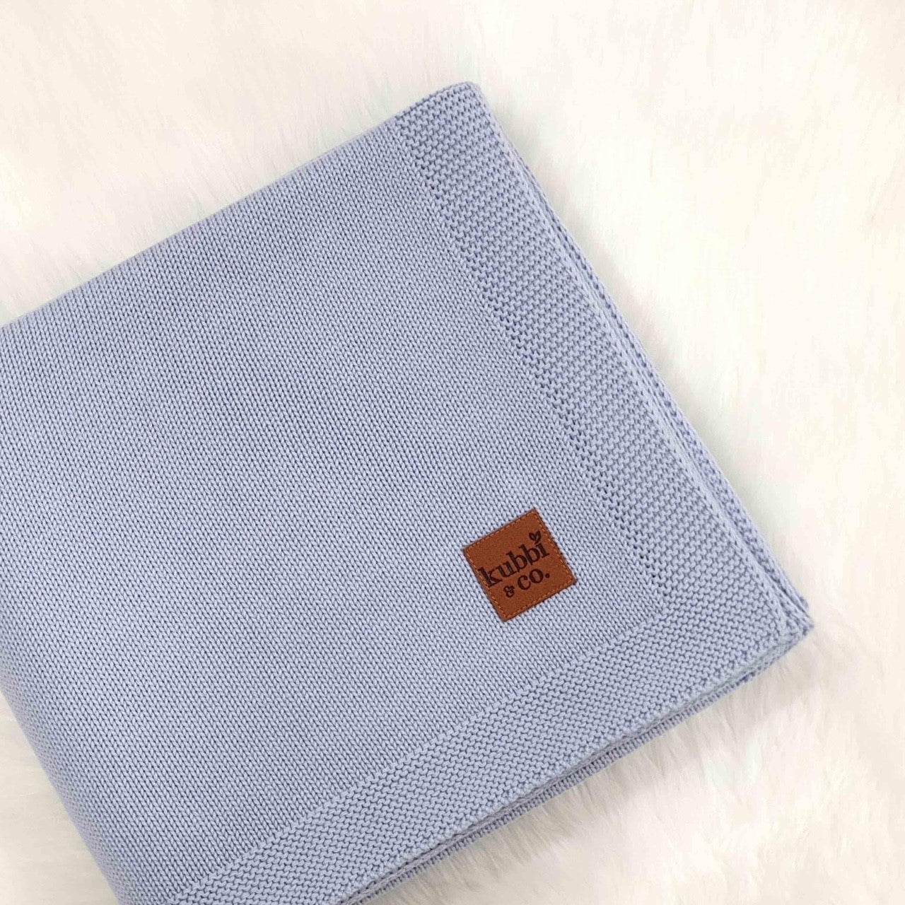 Kubbi and Co Blanket Blue