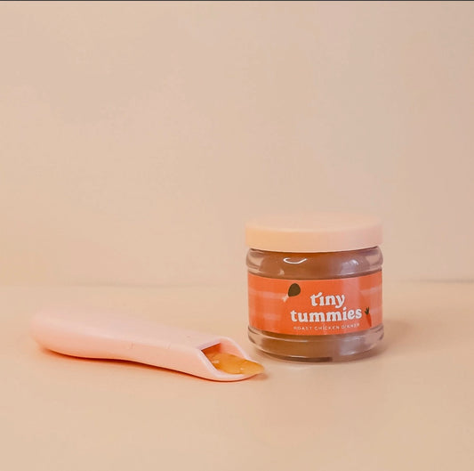 Tiny Tummies Food Jar and Spoon Set - Roast Chicken