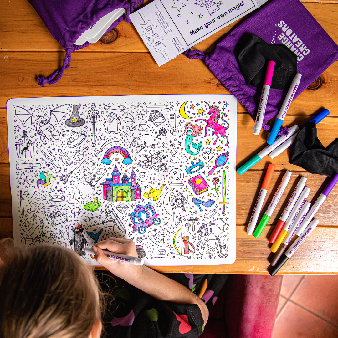 SPELLBOUND | Re-FUN-able™ Children's Colouring Set