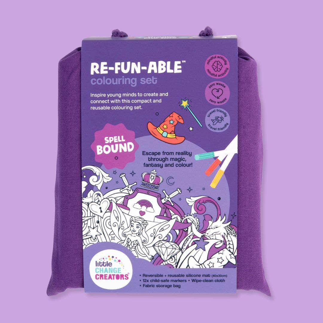 SPELLBOUND | Re-FUN-able™ Children's Colouring Set