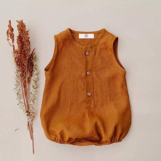 Kyron and Co River Romper Rust