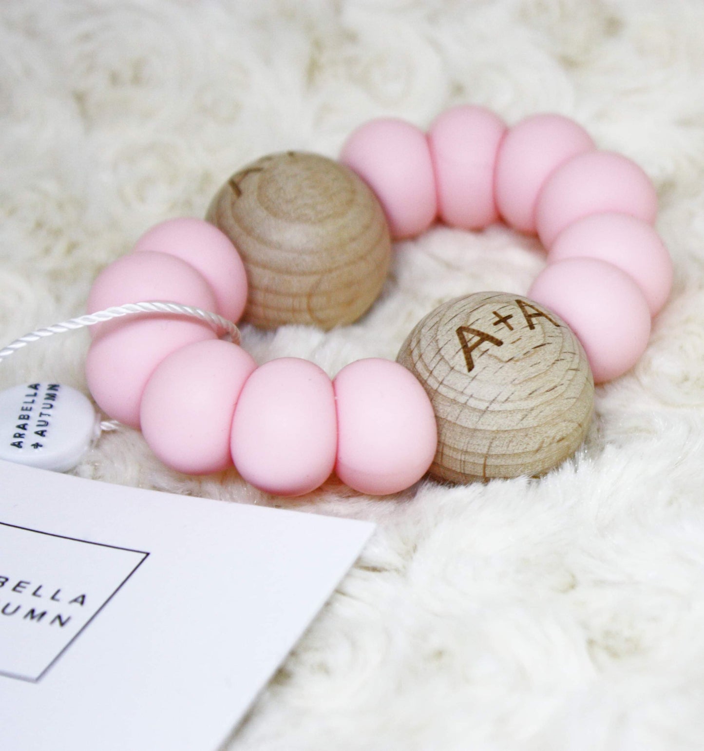 Arabella + Autumn Lunar Teether Pink