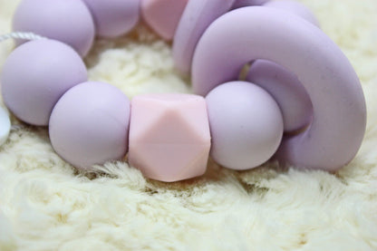 Arabella + Autumn Silicone Teether Lilac