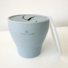 Calf & Crew Collapsible Snack Cup - Baby Blue